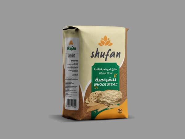 دقيق قمح الحبة الكاملة فاخر للقراصة